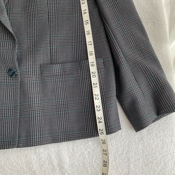 Vintage Burberrys Womens Jacket nordstrom tailored Wool Blazer Union Made in USA - Picture 7 of 13